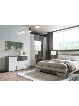 Норд ЛДСП Модуль № 7 (дуб белый/железный камень)