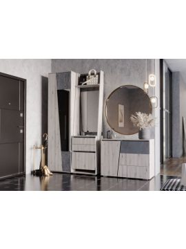 Норд ЛДСП Модуль № 12 (дуб белый/железный камень)