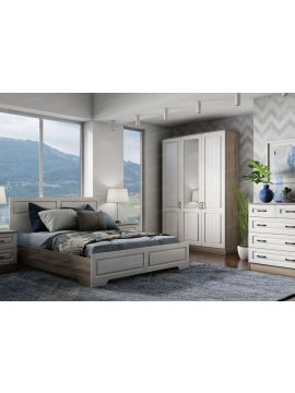 Кантри МДФ Модуль № 5 (дуб серый/роялвуд светлый)