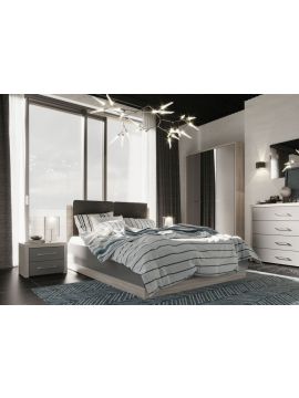 Коста МДФ Модуль № 7 (венге/белый глянец)