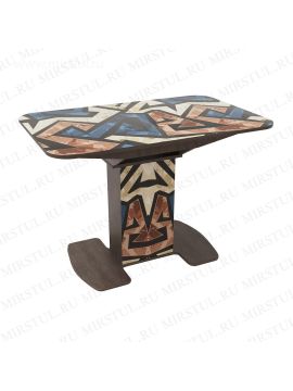 Стол кухонный Аврора (110*70+30) вставка бабочка