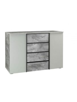 Комод № 17 (айрон рок/серый(2245 фреза №3)