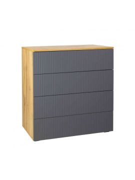 Комод № 19 (вотан/графит  софт(фреза № 3)