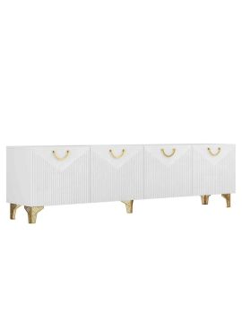 ТВ - тумба Глория № 2 (белый/лофт белый матовый)